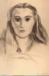 Matisse Henri Portrait of a Young Woman with Flowing Hair - Hermitage